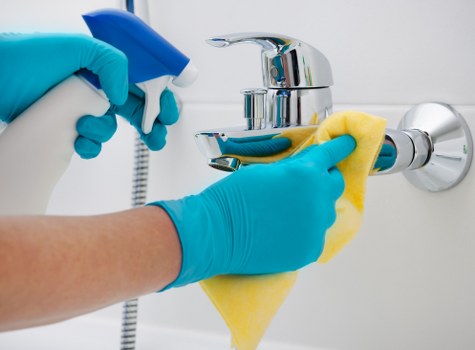 Deep carpet cleaning equipment removing dirt and stains