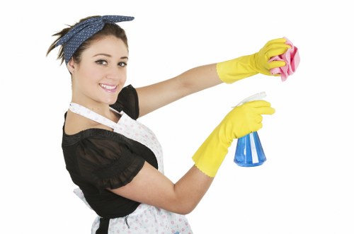 Professional upholstery care for a fabric sofa